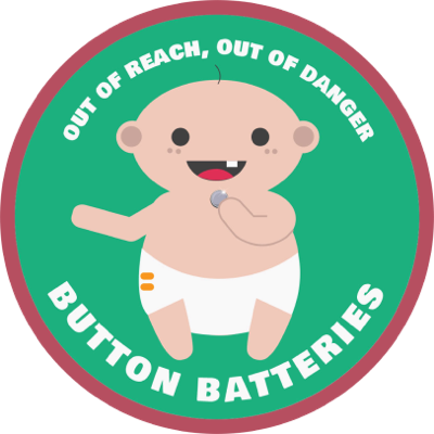 Ingestión de pilas de botón - Cómo evitar que los niños se traguen las pilas de botón